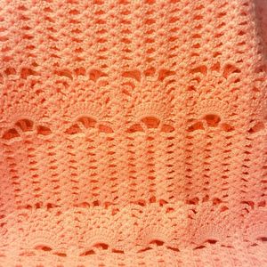 Pink Pineapples Crochet Blanket